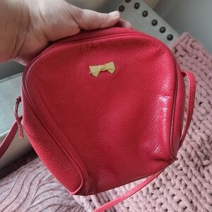 Nina Ricci Vintage  Vibrant Red Crossbody Bag